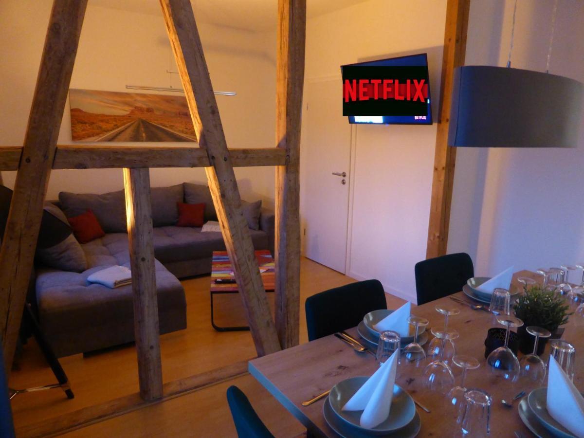 Jena City Apartment, Balkon, Sonnig, Wifi, Parkplaetze, Naehe Zentrum 外观 照片